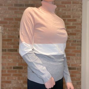 NWT Pink Calvin Klein Turtleneck Sweater Size M